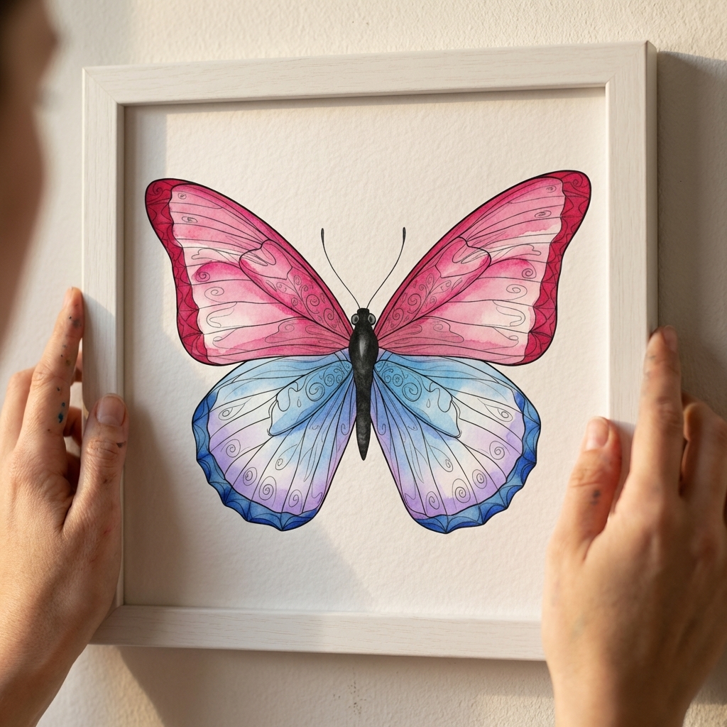 Papillon aquarelle